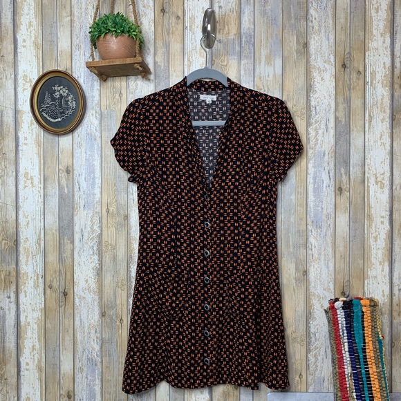 Urban Outfitters Dresses & Skirts - UO S+N Button Front Patterned Shirt Dress